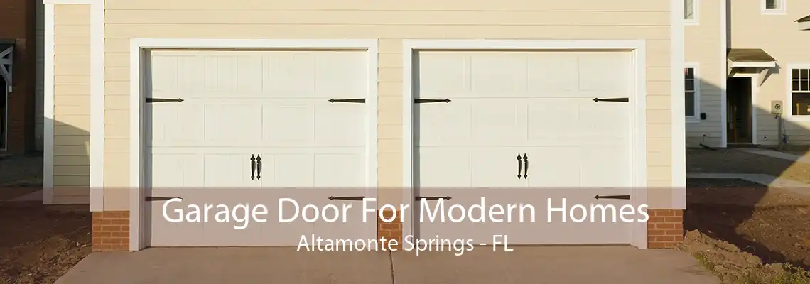 Garage Door For Modern Homes Altamonte Springs - FL